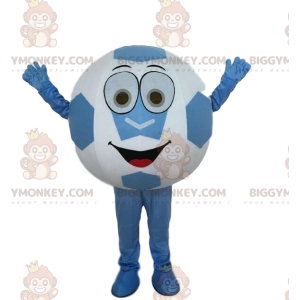 Soccer Ball BIGGYMONKEY™ Mascot Costume, Supporter Costume -