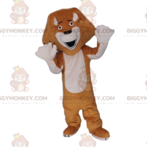 BIGGYMONKEY™ maskotdräkt av Alex, det berömda lejonet från Madagaskar-serien - Maskoter kända människor - BiggyMonkey.com