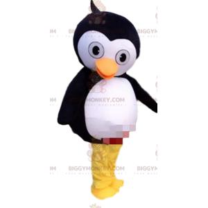 Στολή μασκότ Penguin BIGGYMONKEY™, κοστούμι πιγκουίνου