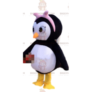 Kostým maskota tučňáka BIGGYMONKEY™, kostým tučňáka, maškarní šaty z ledové kry - Rybí maskoti - BiggyMonkey.com