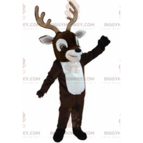 Deer BIGGYMONKEY™ maskot rensdyr Skære L