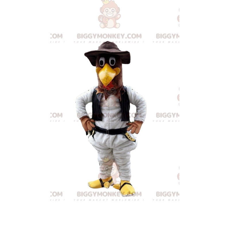 Kostým maskota kuře BIGGYMONKEY™, kostým krůty, hospodářské Kostým maskota kuře BIGGYMONKEY™, kostým krůty, hospodářské