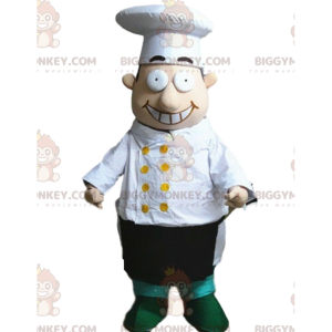 Disfraz de chef BIGGYMONKEY™ mascota, disfraz de restaurador -