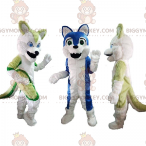 3 mascote rouco do BIGGYMONKEY™, fantasias roucas, fantasia de