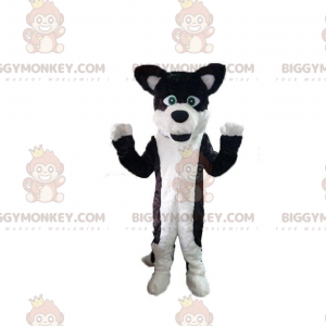 Traje de mascote Dog BIGGYMONKEY™, fantasia de cachorro peludo