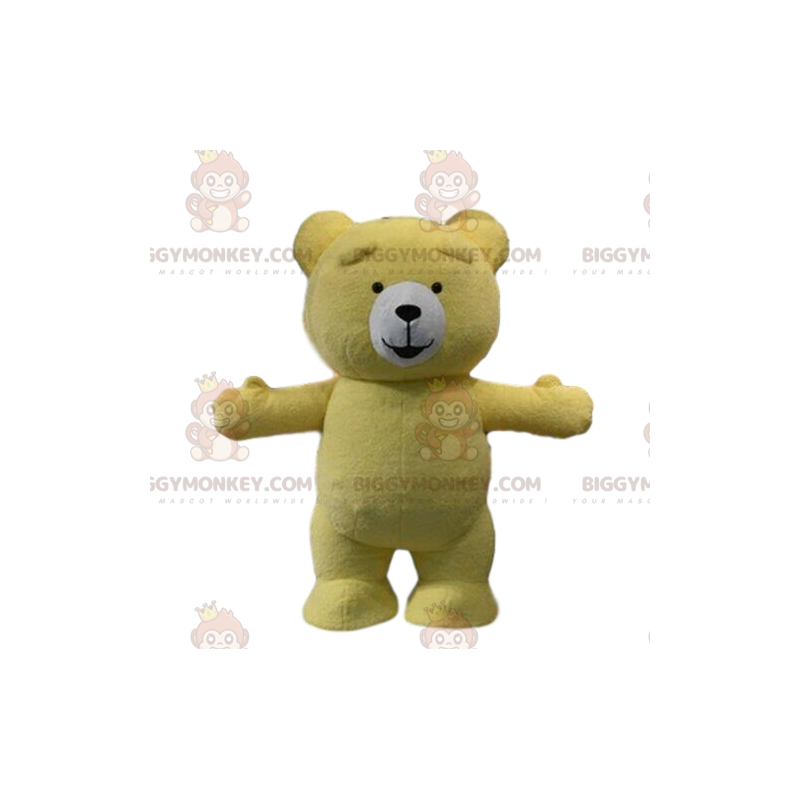 Costume de nounours jaune, déguisement d'ours en peluche - Costume de nounours jaune, déguisement d'ours en peluche -