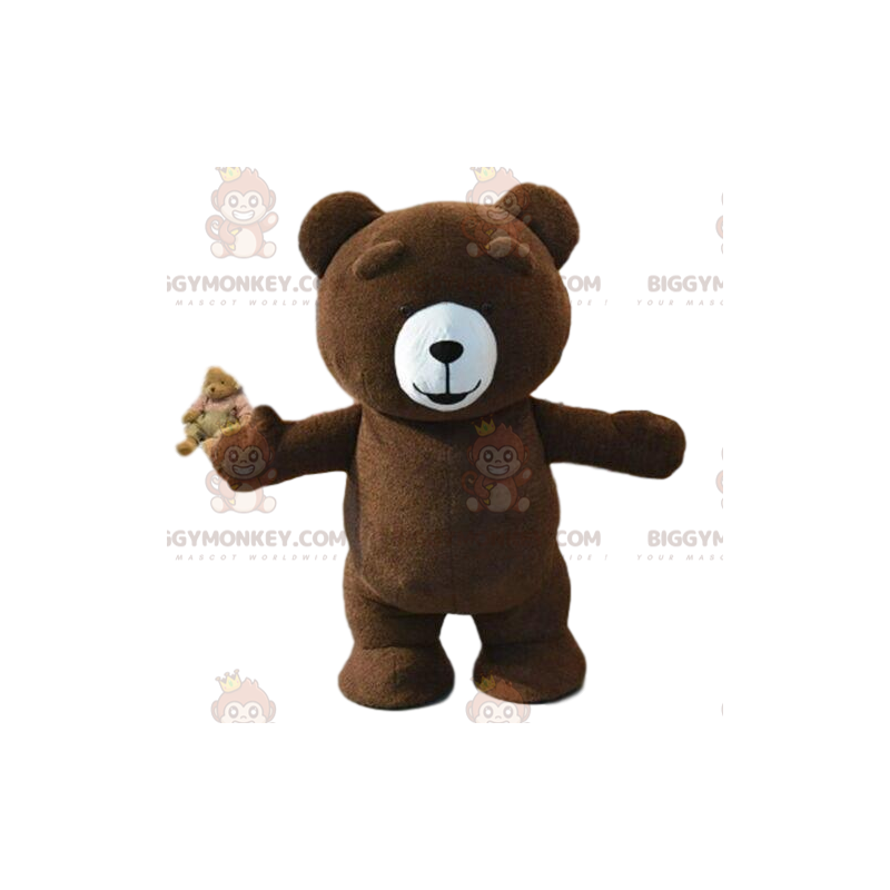 Déguisement de gros nounours marron, costume d'ours brun - Déguisement de gros nounours marron, costume d'ours brun -