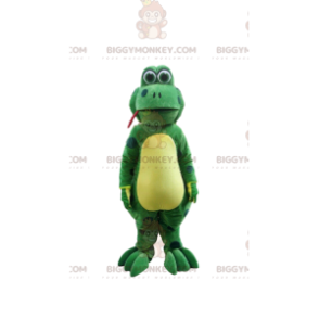 Kostým maskota vtipné žabky BIGGYMONKEY™, kostým obří žáby - Žabí maskoti - BIGGYMONKEY_08392 - BiggyMonkey.com
