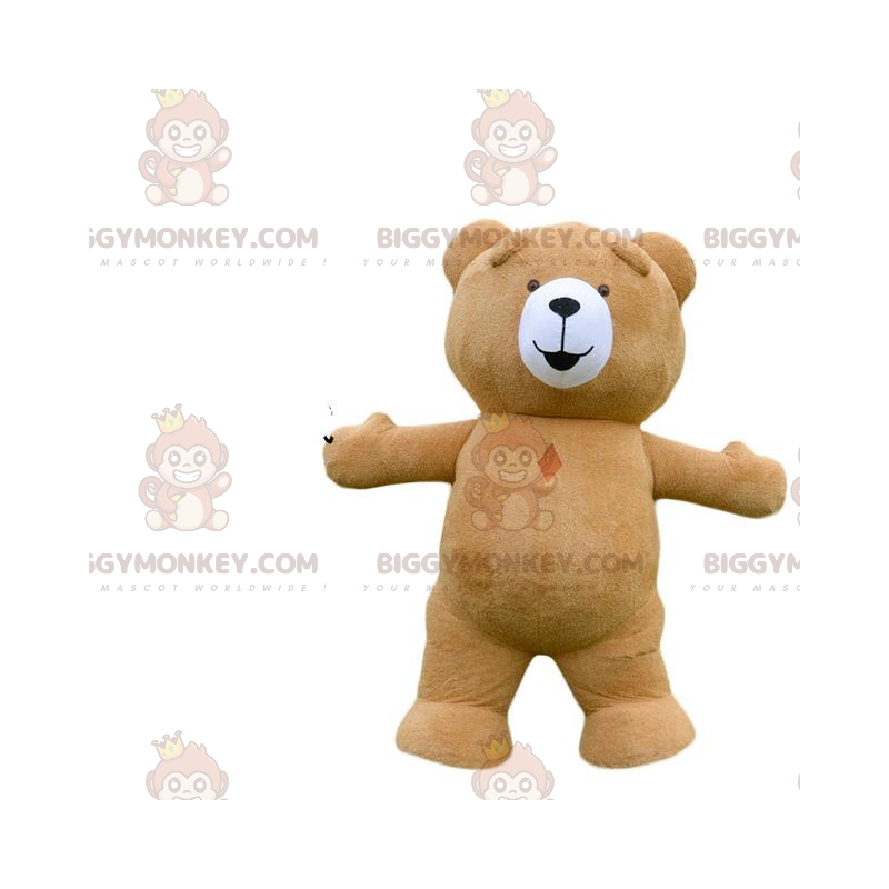Costume de mascotte BIGGYMONKEY™ de gros nounours dodu, costume Costume de mascotte BIGGYMONKEY™ de gros nounours dodu, costume