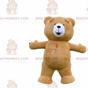 Big Plump Teddy BIGGYMONKEY™ Maskottchen-Kostüm