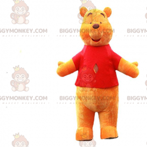 Winnie de Poeh BIGGYMONKEY™ mascottekostuum, beroemde gele beer