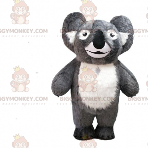 BIGGYMONKEY™ maskottiasu harmaasta koalasta, Australian puku