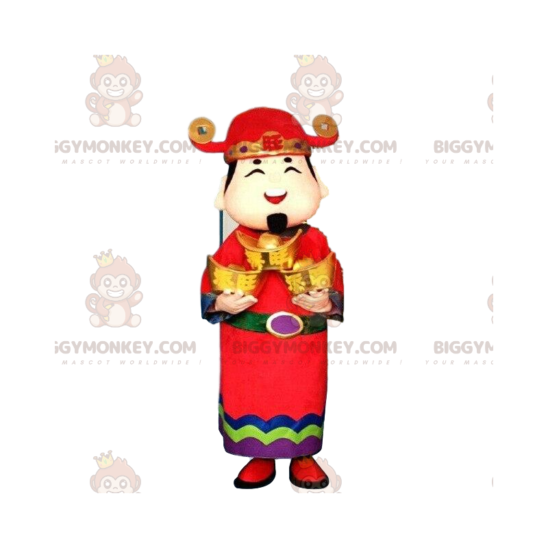 Disfraz de Hombre Asiático, Dios de la Riqueza - Biggymonkey.com Disfraz de Hombre Asiático, Dios de la Riqueza - Biggymonkey.com
