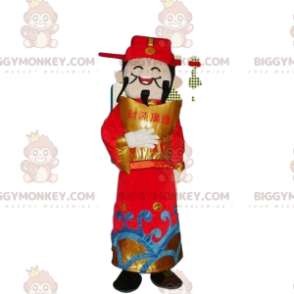 Στολή ασιατικού άνδρα, στολή μασκότ BIGGYMONKEY™ God of Wealth - Αρσενικές μασκότ - BIGGYMONKEY_08411 - BiggyMonkey.com