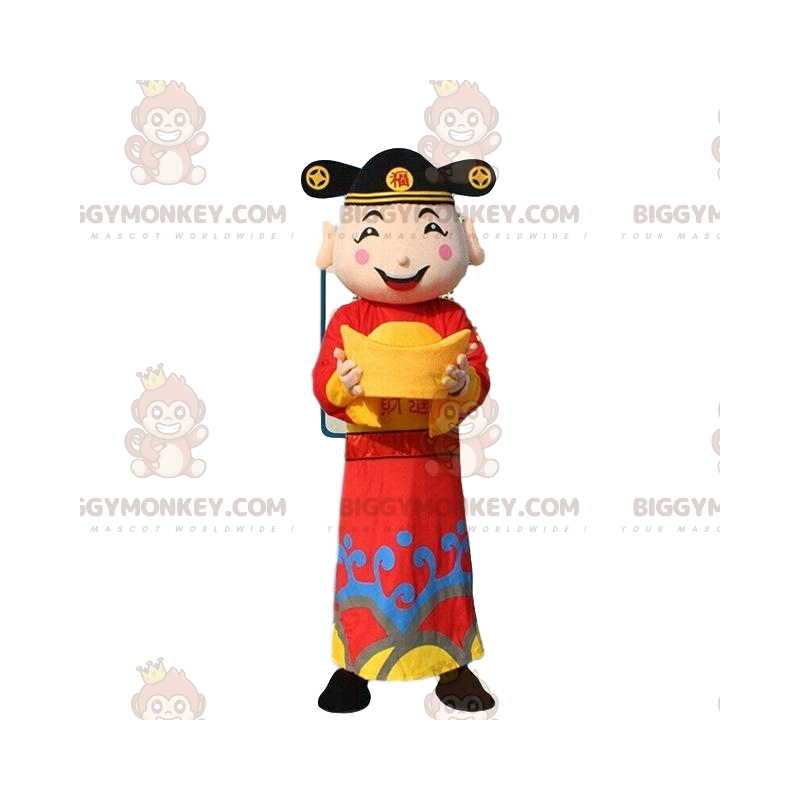 Asian man costume, god of wealth costume - Biggymonkey.com