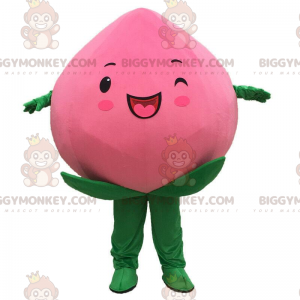 Costume de mascotte BIGGYMONKEY™ de fleur de lotus, bouton de