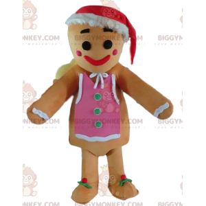 Costume da mascotte BIGGYMONKEY™ Gingerbread, costume da