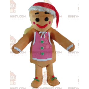 Pepparkakor BIGGYMONKEY™ maskotdräkt, godiskostym, godis -
