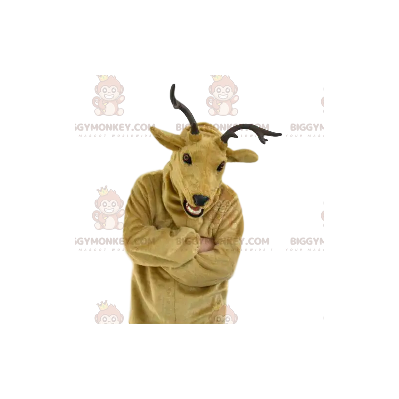 Kostým maskota soba BIGGYMONKEY™, kostým karibu, maškarní šaty Kostým maskota soba BIGGYMONKEY™, kostým karibu, maškarní šaty