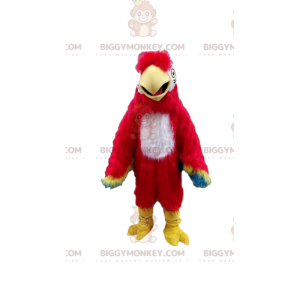 Papagei BIGGYMONKEY™ Maskottchenkostüm, exotisches Vogelkostüm
