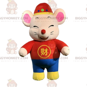 Kostým maskota myši BIGGYMONKEY™, asijský kostým, čínský Nový