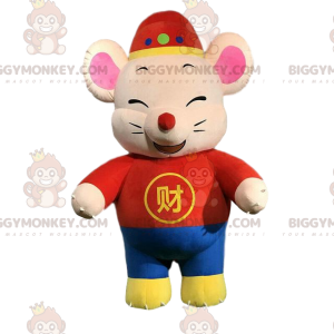 Muis BIGGYMONKEY™ mascottekostuum, Aziatisch kostuum, Chinees