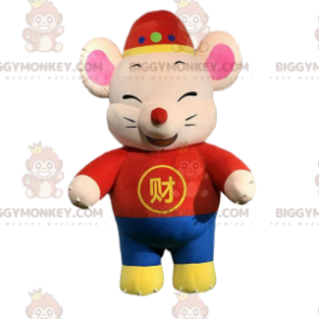 Kostium maskotki myszy BIGGYMONKEY™, kostium azjatycki, chiński