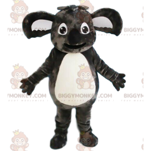BIGGYMONKEY™ maskottiasu harmaasta koalasta, eläin