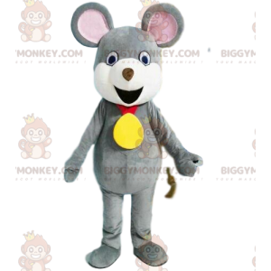 Gray Mouse BIGGYMONKEY™ Mascot Costume, Rodent Costume, Rat