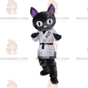 Cat BIGGYMONKEY™ mascottekostuum, judokakostuum
