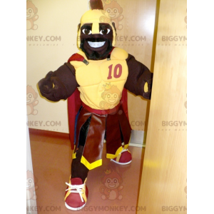BIGGYMONKEY™ Maskottchenkostüm Afrikanischer Gladiator mit