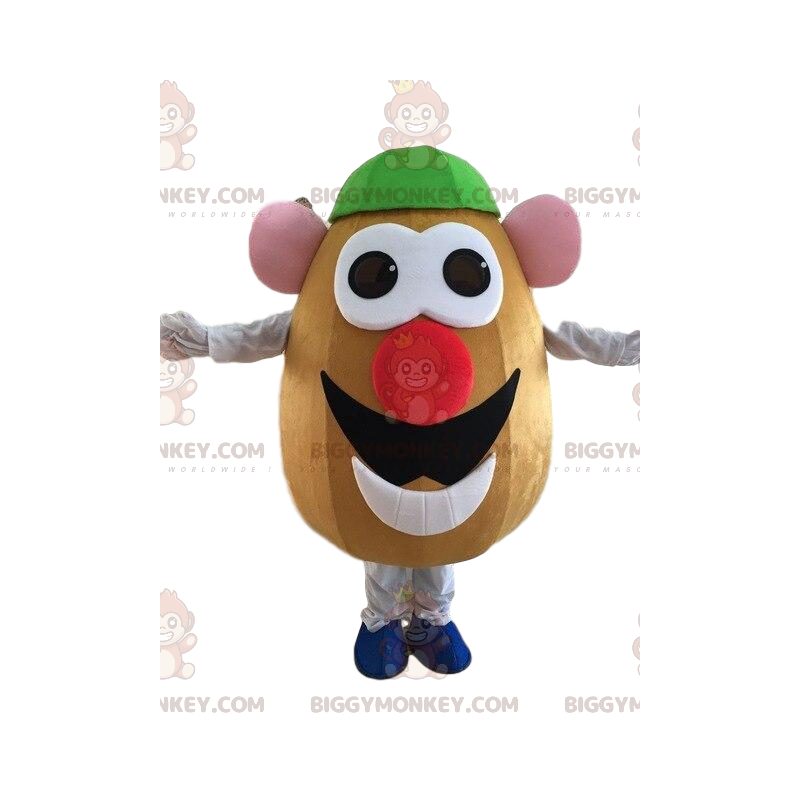 lámpara Contable Reportero Disfraz de mascota BIGGYMONKEY™ de Mr. Potato Tamaño L (175-180 CM)