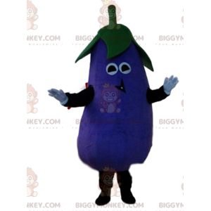 Costume de mascotte BIGGYMONKEY™ d'aubergine, costume de