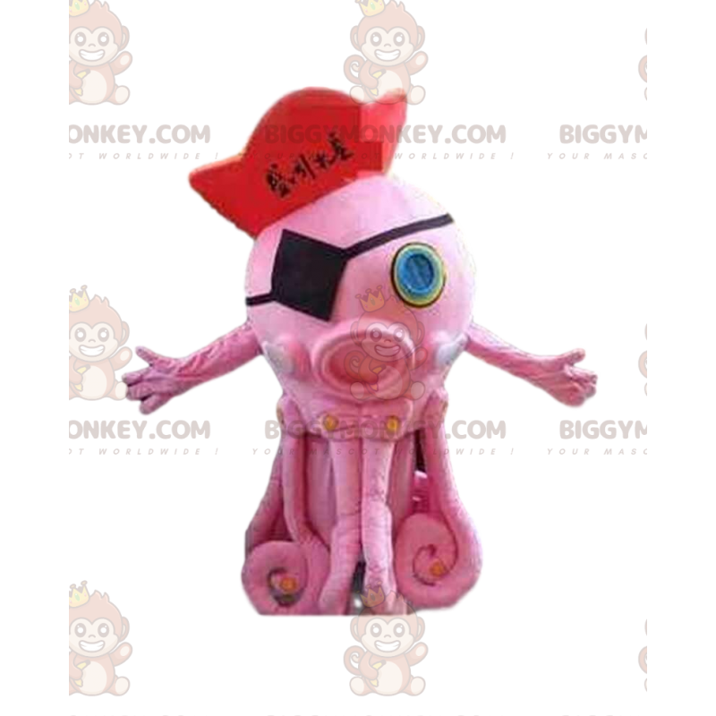 Disfraz de mascota pulpo rosa BIGGYMONKEY™, disfraz de pulpo Disfraz de mascota pulpo rosa BIGGYMONKEY™, disfraz de pulpo