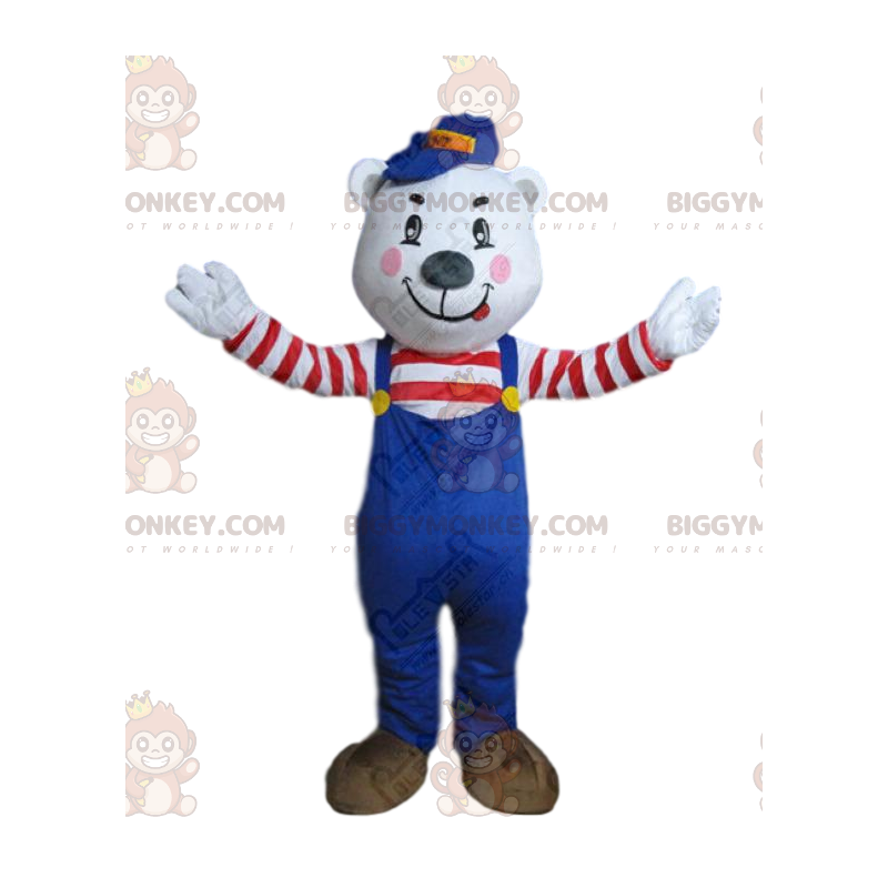 Disfraz de mascota de oso polar BIGGYMONKEY™, disfraz de oso Disfraz de mascota de oso polar BIGGYMONKEY™, disfraz de oso