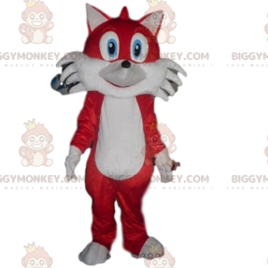 Fox BIGGYMONKEY™ maskottiasu, metsäpuku, oranssi eläin -