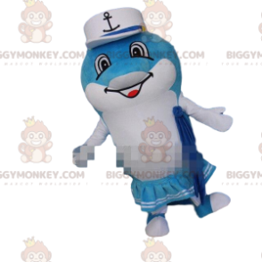 Kostým maskota delfína BIGGYMONKEY™, kostým delfína, kostým maskota ženy BIGGYMONKEY™ - Rybí maskoti - BiggyMonkey.com