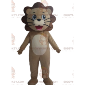 Kostým maskota lva BIGGYMONKEY™, kostým lva, maškarní šaty