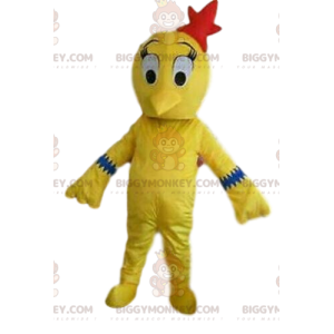 BIGGYMONKEY™ mascot costume of yellow bird, canary costume