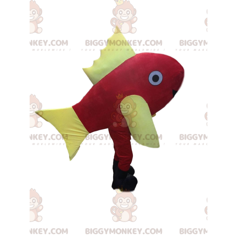 Costume da mascotte Giant Gold e Yellow Fish BIGGYMONKEY™