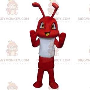 Red ant BIGGYMONKEY™ mascot costume, insect costume, red insect