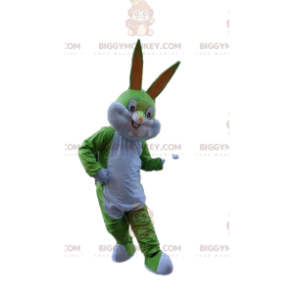 Groen konijn BIGGYMONKEY™ mascottekostuum, groen dier, Bugs Bunny BIGGYMONKEY™ mascottekostuum - BiggyMonkey.com