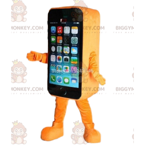 Smartphone BIGGYMONKEY™ mascot costume, cell phone costume -