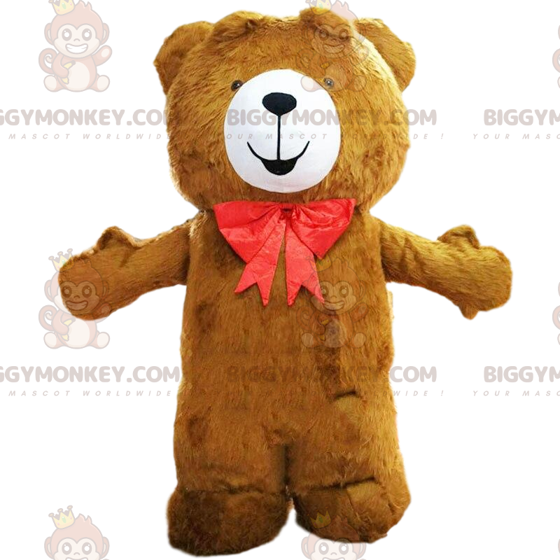 Big Brown Teddy BIGGYMONKEY™ Maskottchen-Kostüm Big Brown Teddy BIGGYMONKEY™ Maskottchen-Kostüm