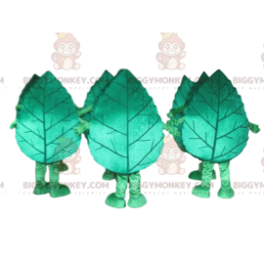 Tree leaf BIGGYMONKEY™ mascot costume, tree costume, nature