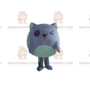 BIGGYMONKEY™ Maskottchenkostüm kleines lila Monster, lila