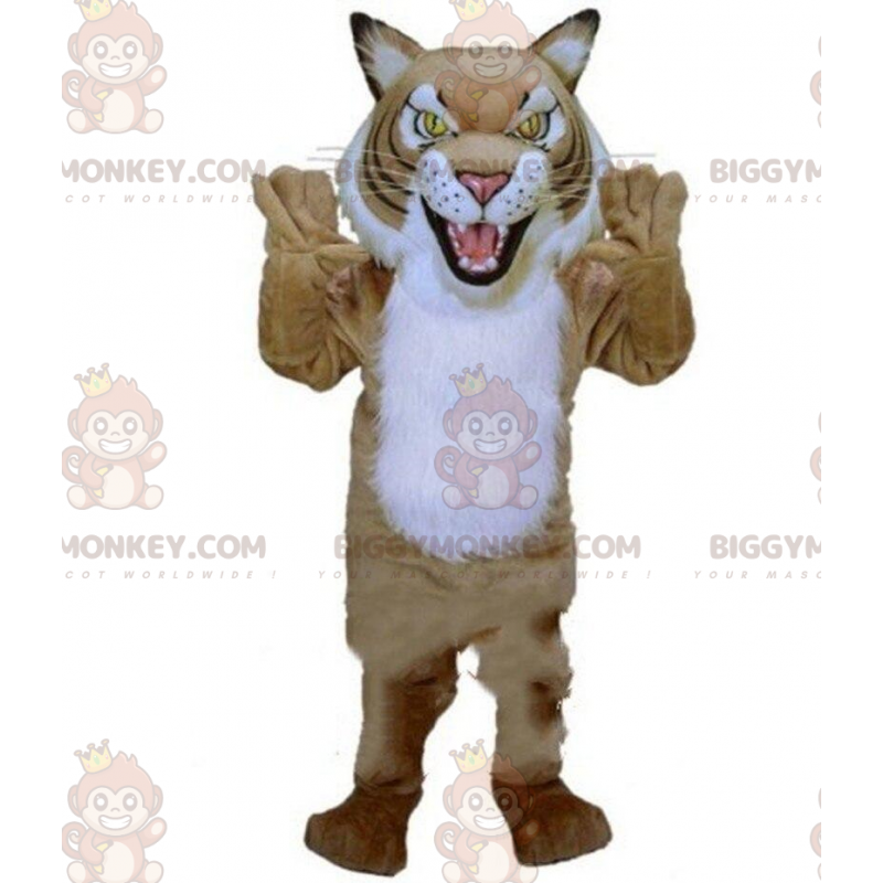 Fierce tiger BIGGYMONKEY™ maskotdräkt, kattdräkt, tigerdräkt - Fierce tiger BIGGYMONKEY™ maskotdräkt, kattdräkt, tigerdräkt -