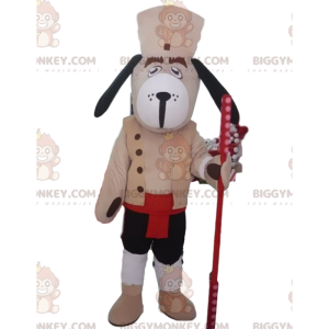 Kostým maskota vodícího psa BIGGYMONKEY™, kostým hnědého pejska