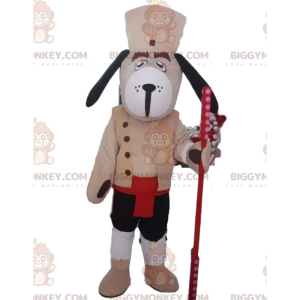 Traje de mascote de cão-guia BIGGYMONKEY™, fantasia de