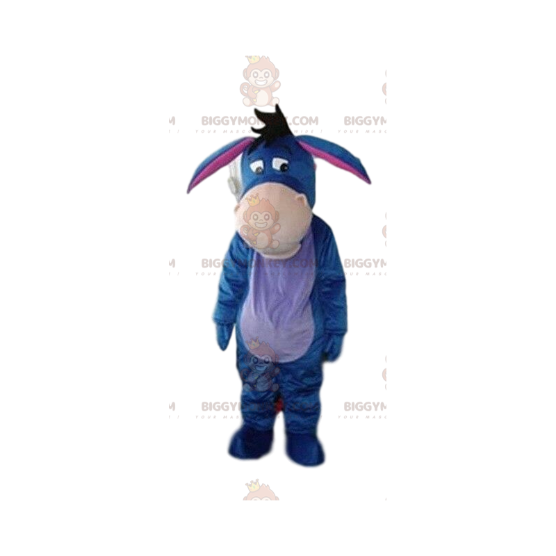 Disfraz de mascota de BIGGYMONKEY™ Eeyore, burro y fiel amigo Disfraz de mascota de BIGGYMONKEY™ Eeyore, burro y fiel amigo